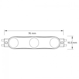 Nova S Plus 3’lü Modül Led