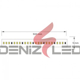 12 VOLT 5MM SAMSUNG 2835 ÇİPLİ MT 120 LEDLİ NANO İÇ MEKAN ŞERİT LED 12V,5MM,2835,SAMSUNG,IP20,9,6W,120LED