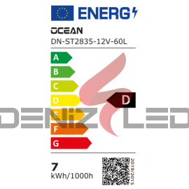 24 VOLT SAMSUNG 2835 MT 60 LEDLİ NANO İÇ MEKAN ŞERİT LED