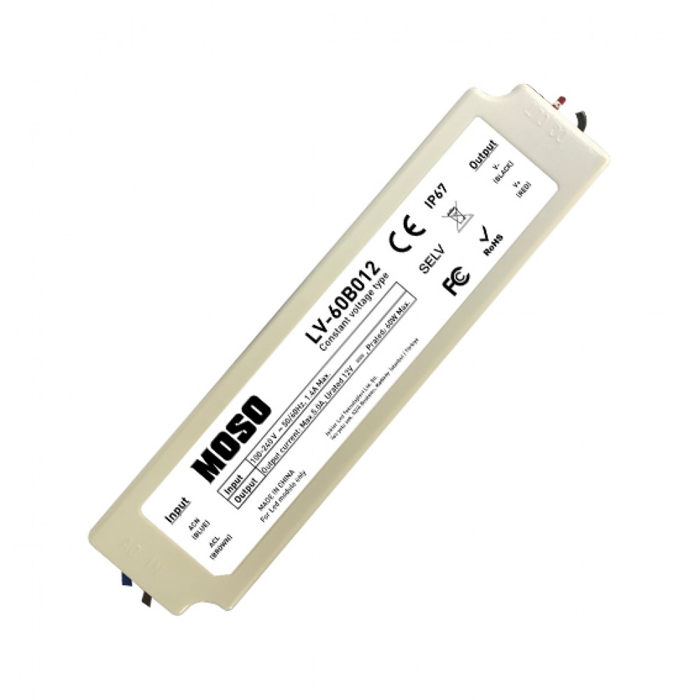 MOSO DIŞ MEKAN PVC GÜÇ KAYNAĞI 12W 12V