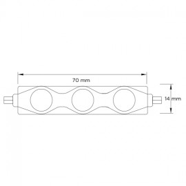 PVC 1.5 WATT 3’LÜ MODÜL LEDLER