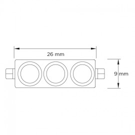 LEDOCEAN SAMSUNG MİNİ 3’LÜ MODÜL LED