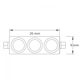 MİNİ 3’LÜ MODÜL LED