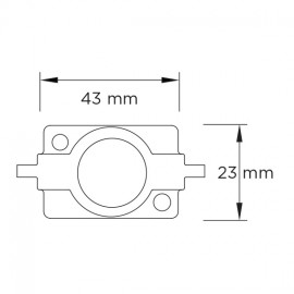 1.32w Kesitten Tekli Modül Led