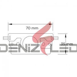 2.8W KESİTTEN TEKLİ MODÜL LED