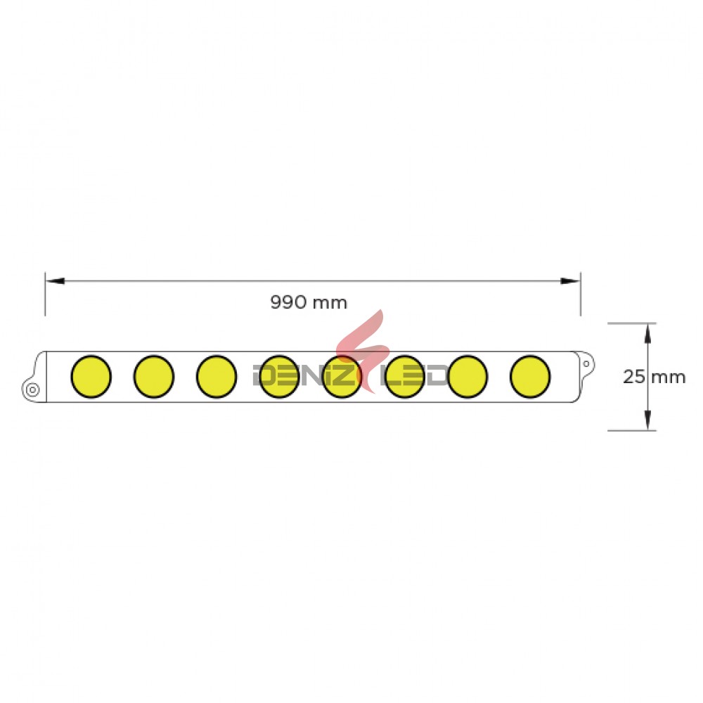 OCEAN PLUS RIGID LED BAR METREDE 18LED 18W Modelleri & Fiyatları