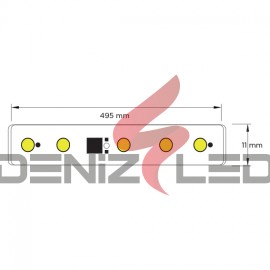 OCEAN 24V 5 LED  PLUS DIŞ MEKAN RIGID BAR 50cm